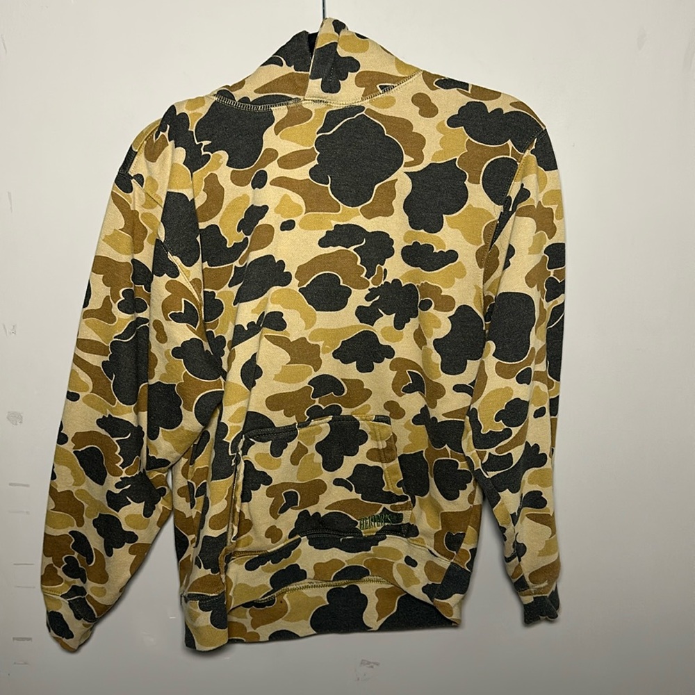 Herter’s tan with black vintage camo hoodie